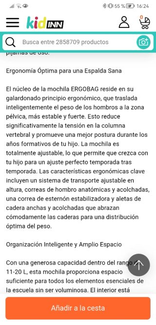 Mochila Ergobag Rosa NUEVA con etiquetas
