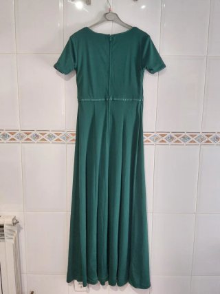 Vestido largo verde