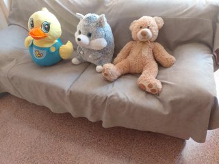 Peluche Oso Blanco con Pajarita