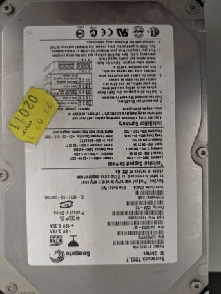 Disco Duro Seagate 80GB
