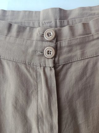 Pantalón vestir marrón elástico T.L Made in Italy