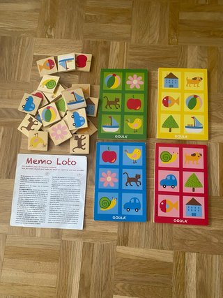 Juego Memo Loto Goula