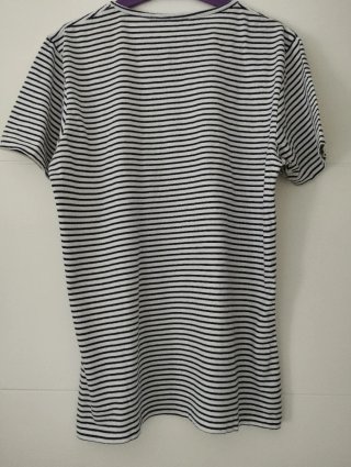 Camiseta Rayas Hombre Manga Corta
