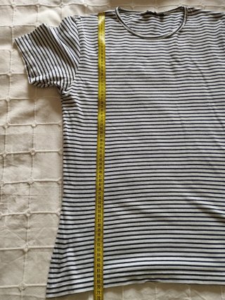 Camiseta Rayas Hombre Manga Corta