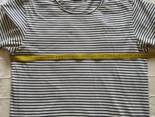 Camiseta Rayas Hombre Manga Corta