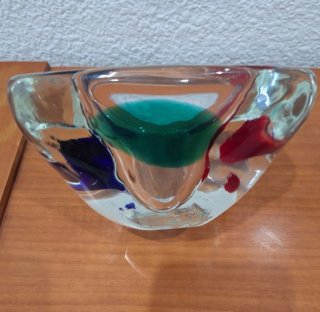 Centro de mesa de cristal