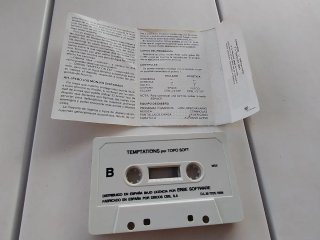 Temptations MSX Cassette Juego