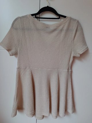 Top premamá beige talla M