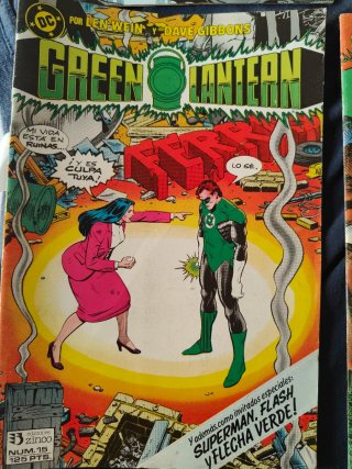 18 cómics DC edic. Zinco Green Latern y New Titans