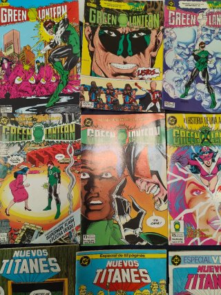 18 cómics DC edic. Zinco Green Latern y New Titans