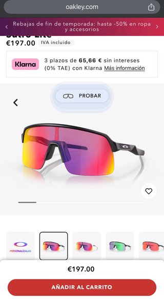 Gafas Oakley Sutro Lite Negro Mate