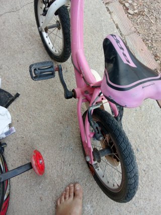 Bicicleta infantil rosa