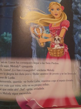 Libro Barbie "El castillo de Diamantes"