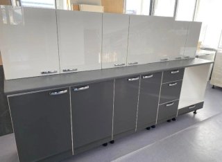 Muebles de cocina brillantes 260 cm