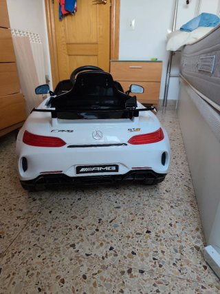 Coche Eléctrico Infantil Mercedes Blanco