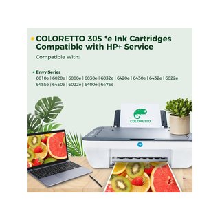 COLORETTO cartuccia compatibile HP 305XL ad alta capacità