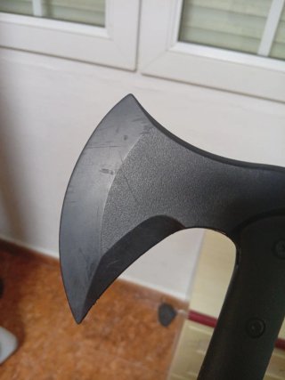 Hacha Táctica Airsoft Negra