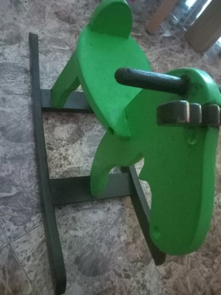✅️ Juguete madera Balancín infantil Alce