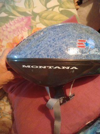 Casco de bici,Montana*con diseño vaquero