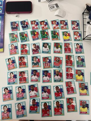 Cromos Mundial 2€ cada cromo Cristiano ronaldo 5€