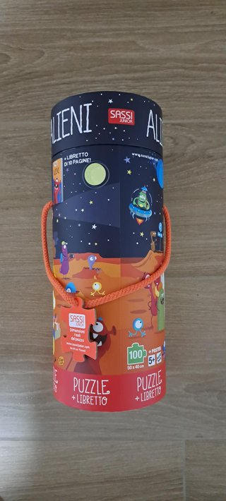 Puzzle alieni Sassi con libretto