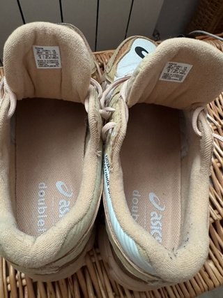 Zapatillas Asics Running Beige/Blanco