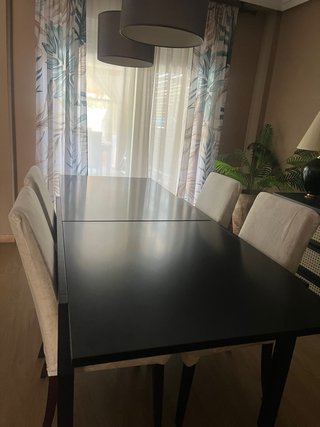 Mesa de comedor y 6 sillas
