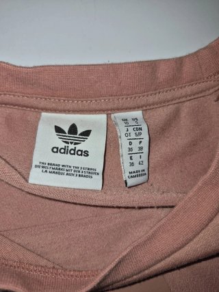 T-shirt Adidas arancione da donna taglia m