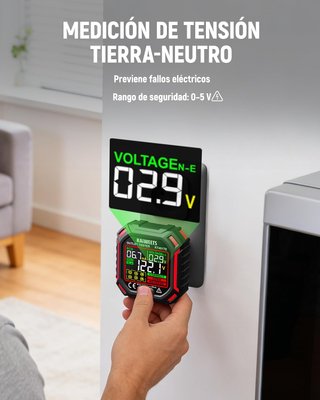 KAIWEETS KT401TE Comprobador Enchufes RCD