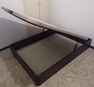 Canapé 135cm Beige y Marrón