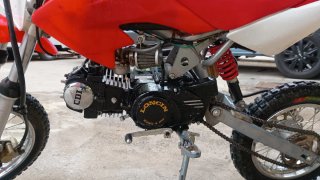 Pitbike 125cc 4t Roja y Blanca