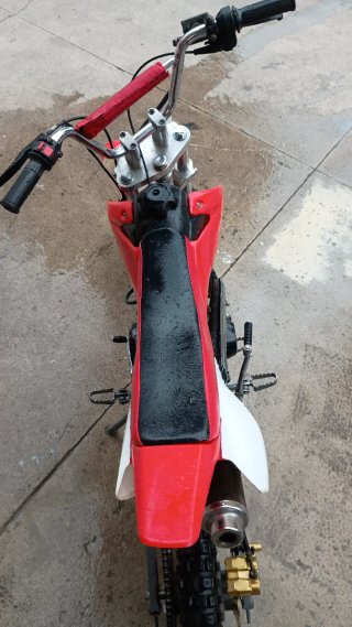 Pitbike 125cc 4t Roja y Blanca