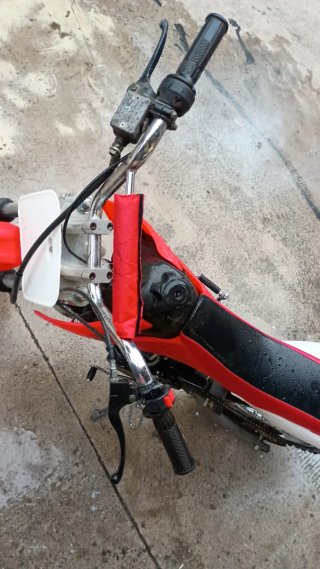 Pitbike 125cc 4t Roja y Blanca
