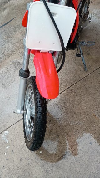 Pitbike 125cc 4t Roja y Blanca