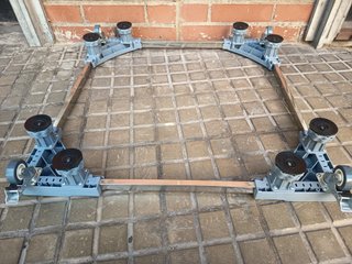 Base ajustable con ruedas para lavadora