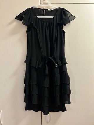 Abito Liu Jo nero con rouches