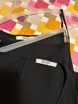 Abito Liu Jo nero con rouches