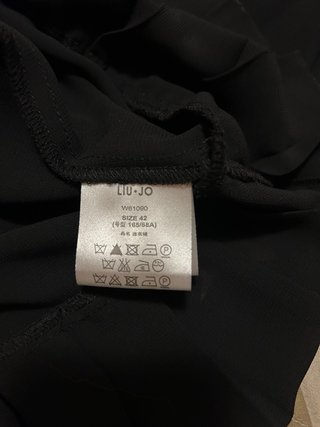 Abito Liu Jo nero con rouches