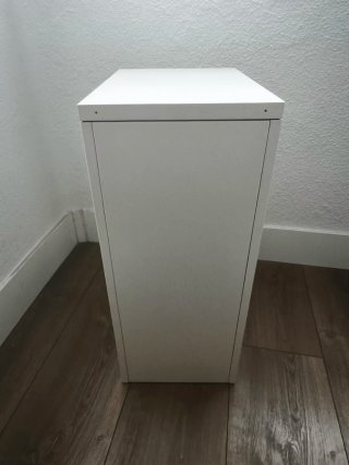 Cajonera metálica HELMER Ikea color blanco