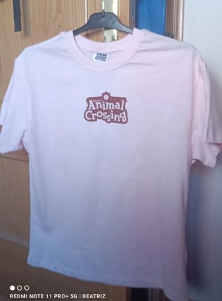 Camiseta Bershka Animal Crossing XS Nueva