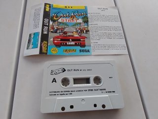 Out Run MSX Sega Cassette