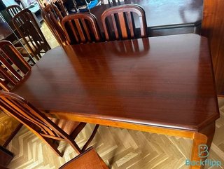 Mesa Comedor Madera Maciza + 6 Sillas