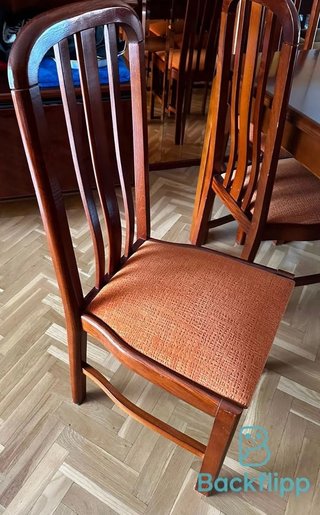 Mesa Comedor Madera Maciza + 6 Sillas