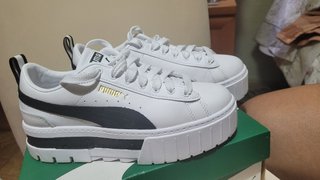 Zapatillas Puma Mayze Talla 37.5 Blancas