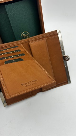 Billetera de piel auténtica de vaca
