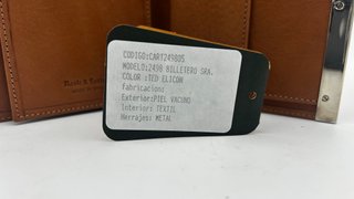 Billetera de piel auténtica de vaca