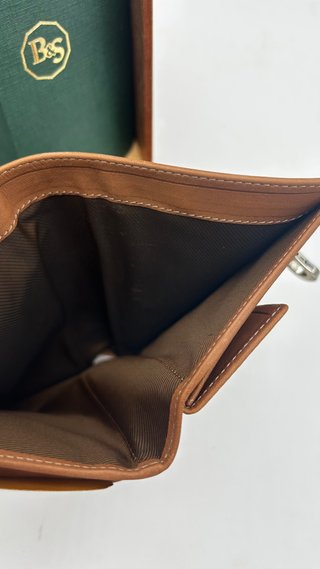 Billetera de piel auténtica de vaca