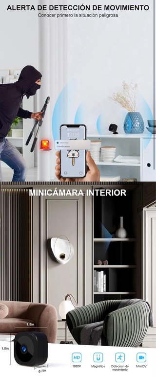 Camara Espia 1080P Bluetooth WiFi 2.4GHz Bateria