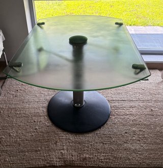 Mesa comedor cristal extensible