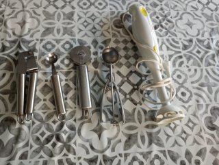 Set Utensilios Cocina Acero Inoxidable